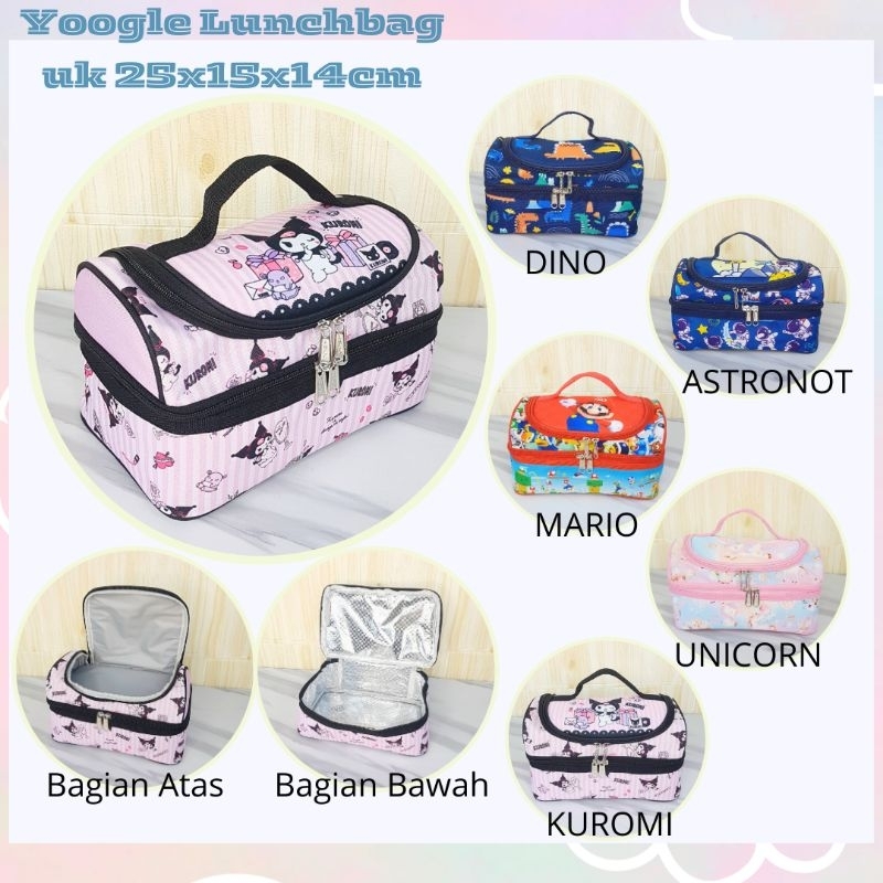 YOOGLE LUNCHBAG /LUNCHBAG FOIL /LUNCHBAG NEW /LUNCHBAGMURMER /LUNCHBAG ANAK /UNICORN /ASTRONOT/DINO