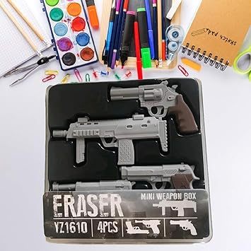 

GUN ERASER MINI WEAPON BOX 4PCS | PENGHAPUS PISTOL MINI ISI 4