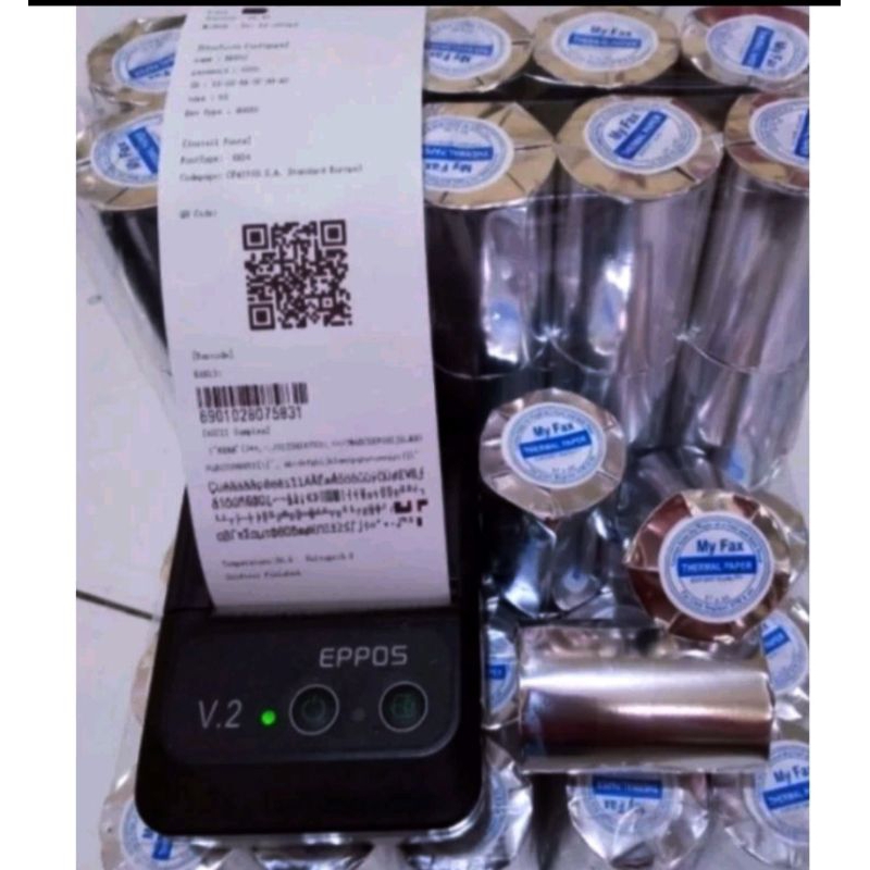 

kertas kasir eds bluetooth paket hemat isi 50 roll/pcs uk 58x40mm