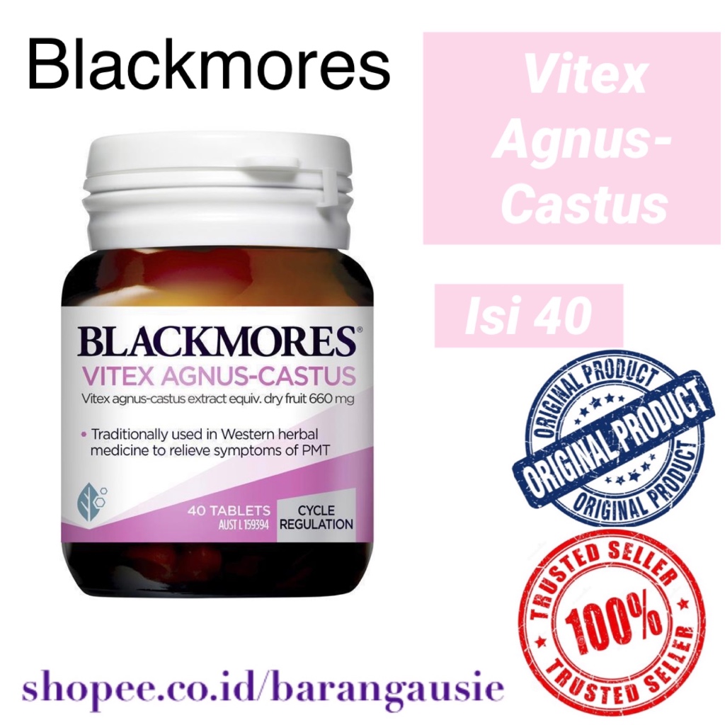 (Exp 2025) Blackmores Vitex Angus Castus 40 Tablets