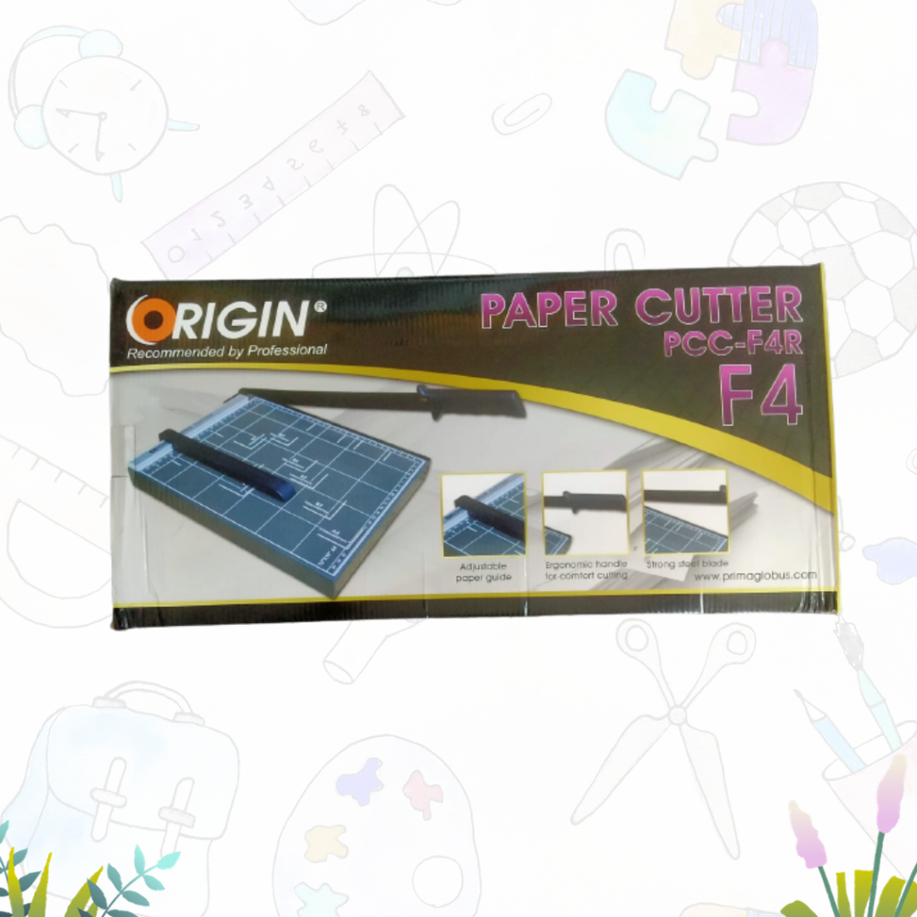 

PAPER CUTTER PCC-F4R ORIGIN / PAPER CUTTER F4 / PEMOTONG KERTAS F4 / ALAT PEMOTONG