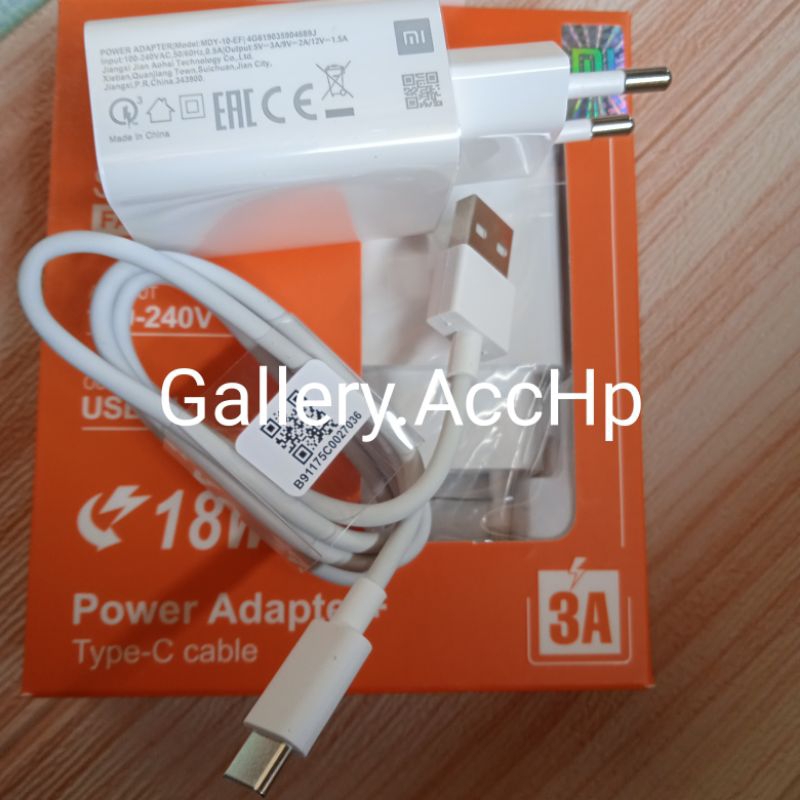 Charger Xiaomi 18W Tipe C Fast Charging