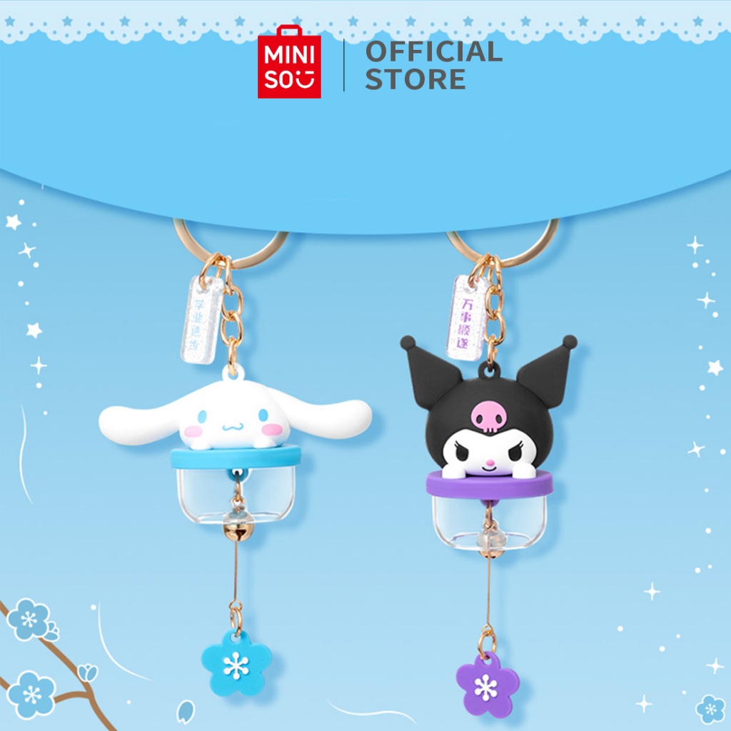 MINISO x Sanrio Keychain Gantungan Kunci Lonceng Karakter Sanrio Character Bell Keychain 5 Pilihan