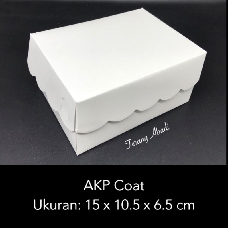 

Dus R3A Putih 15 x 10.5 x 6.5 cm/Dus Kue Cukup Untuk Aqua/Dus Snack Ultah/Dus Roti Jajan Hajatan/Dus Isi 3 Roti