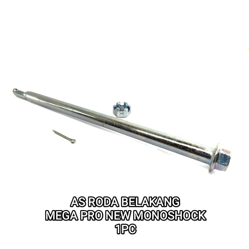 As Roda Belakang Megapro New Monoshock - As Tromol Fork Forek Belakang + Mur Honda Mega Pro Monoskok