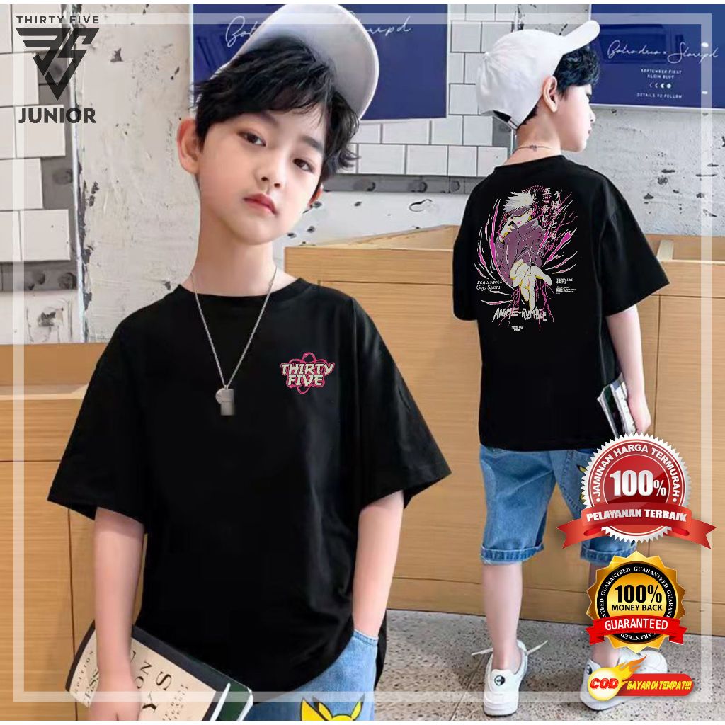KAOS JUNIOR HITAM - KAOS DISTRO ANAK TANGGUNG - KAOS DISTRO ANAK ORIGINAL HD USIA 9 TAHUN 10 TAHUN 1