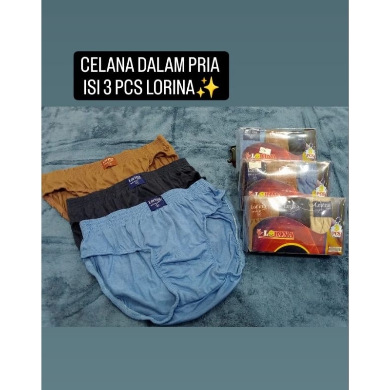 celana dalam pria, celana dalam pria dewasa, celana dalam pria jumbo, celana dalam pria agree, 3pcs 
