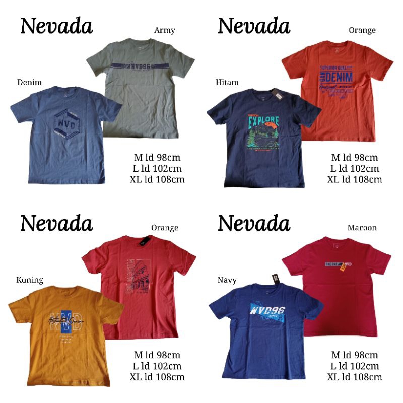 Kaos Pria Dewasa|Kaos distro|kaos nevada