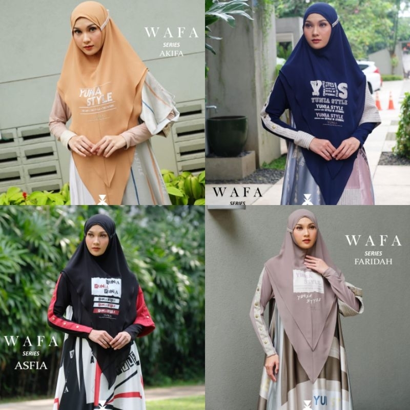 [YUNIA SYARI] DRESS SET / GAMIS SET " WAFA SERIES " By Yunia syar'i