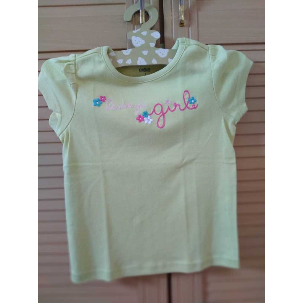 GYMBOREE - KAOS ANAK PEREMPUAN HIJAU MUDA
