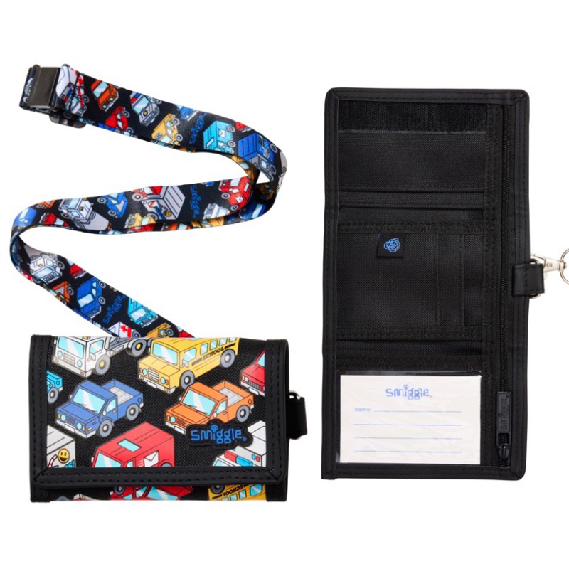 

Smiggle Lanyard Wallet - Black