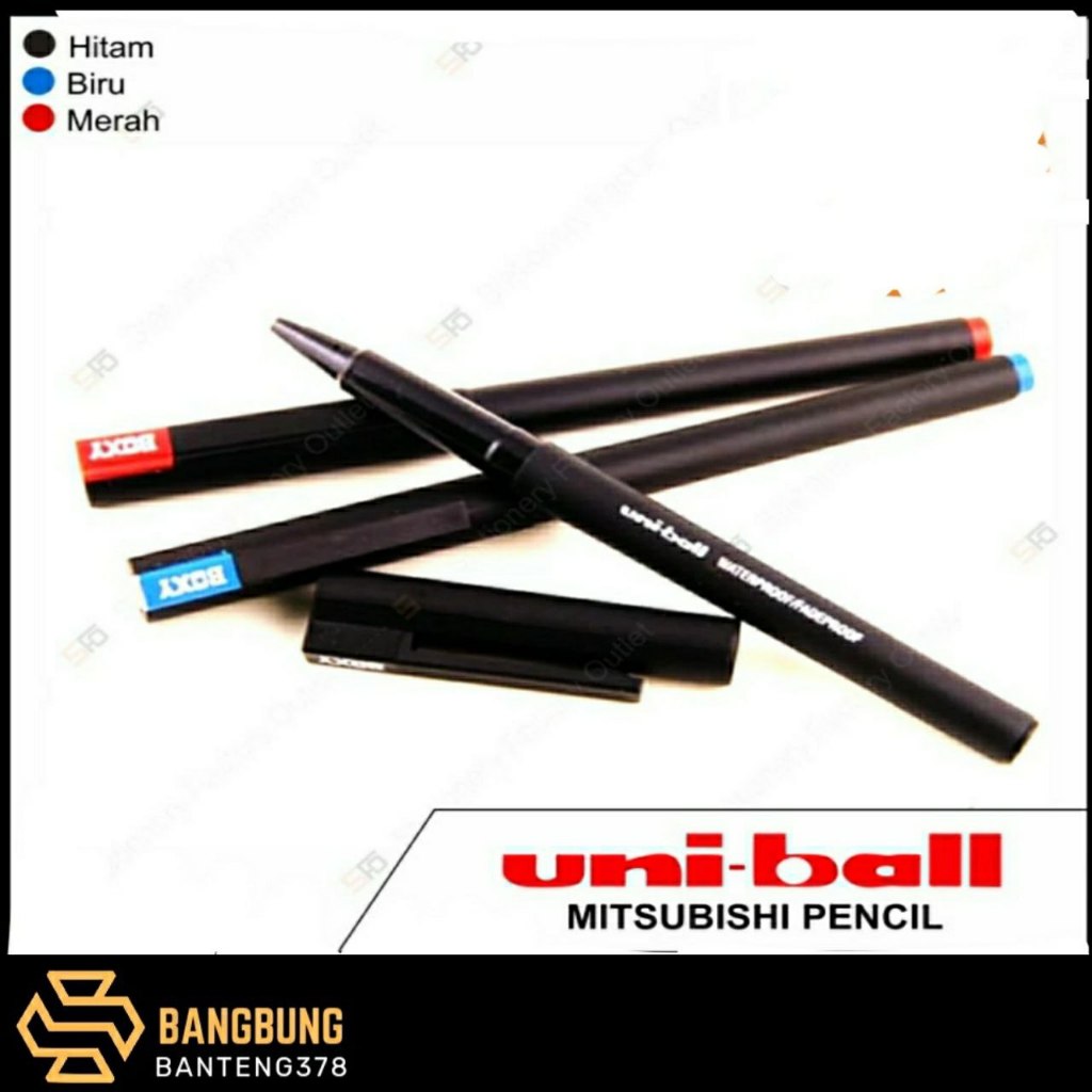 

Pen Uniball Boxy 0,5 mm - Hitam