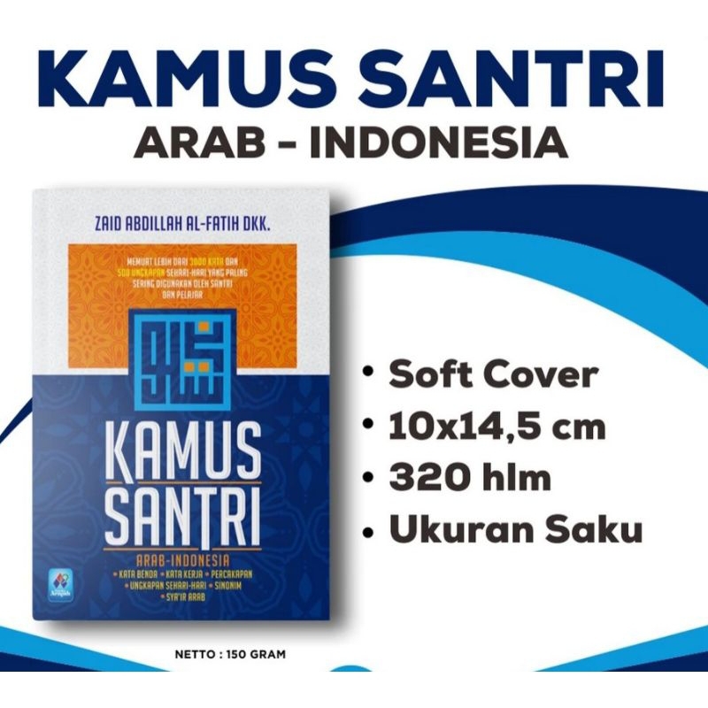 Kamus Santri Arab Indonesia Buku Saku Kamus Santri