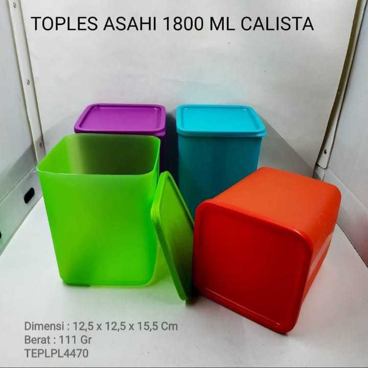 Toples Plastik Calista Asahi 1800 ml / premium sealware