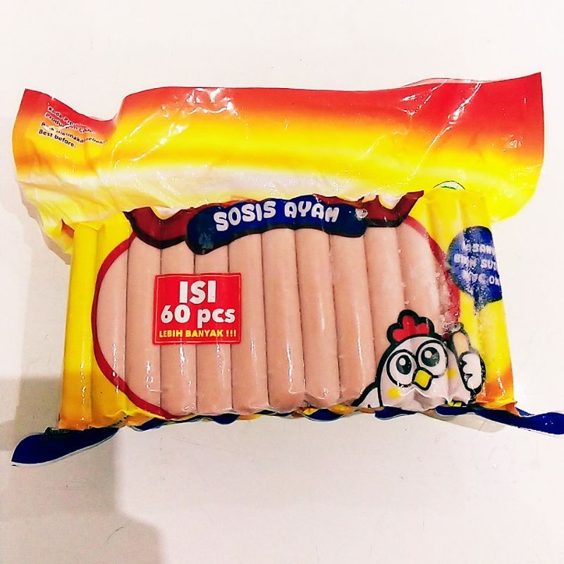 

Bon Bon Sosis Ayam Isi 60pcs
