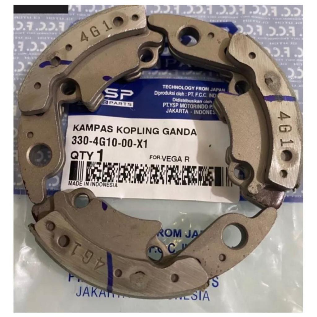 YSP92 SPAREPART - Kampas Ganda Kopling Only Vega R 5TP / Jupiter Z / Crypton / ORIGINAL FCC
