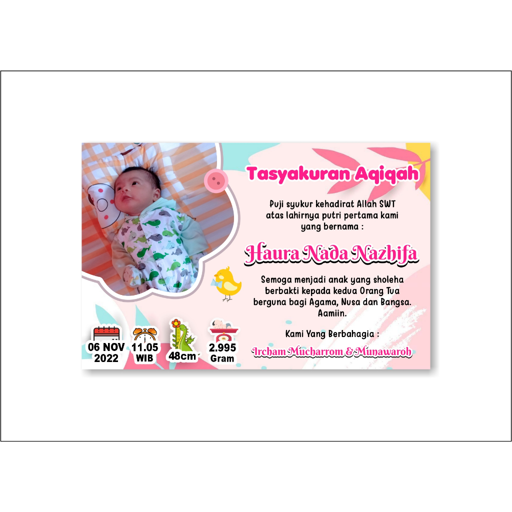 

Stiker Aqiqah | stiker Kelahiran