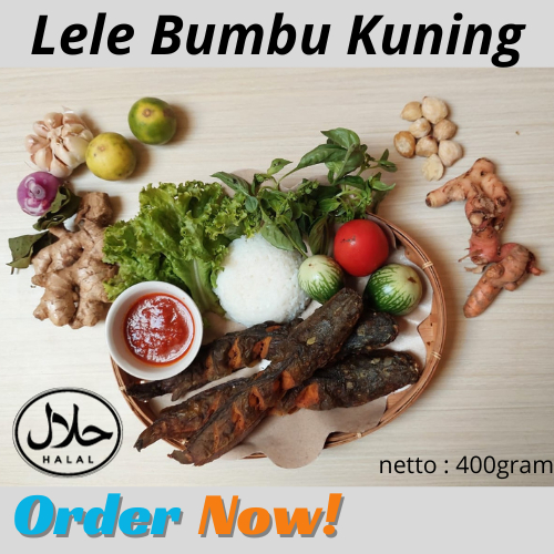 

Dapoer Queen Zahra Lele Beku Bumbu Kuning Isi 4 Ekor Berat 400gram Bisa COD