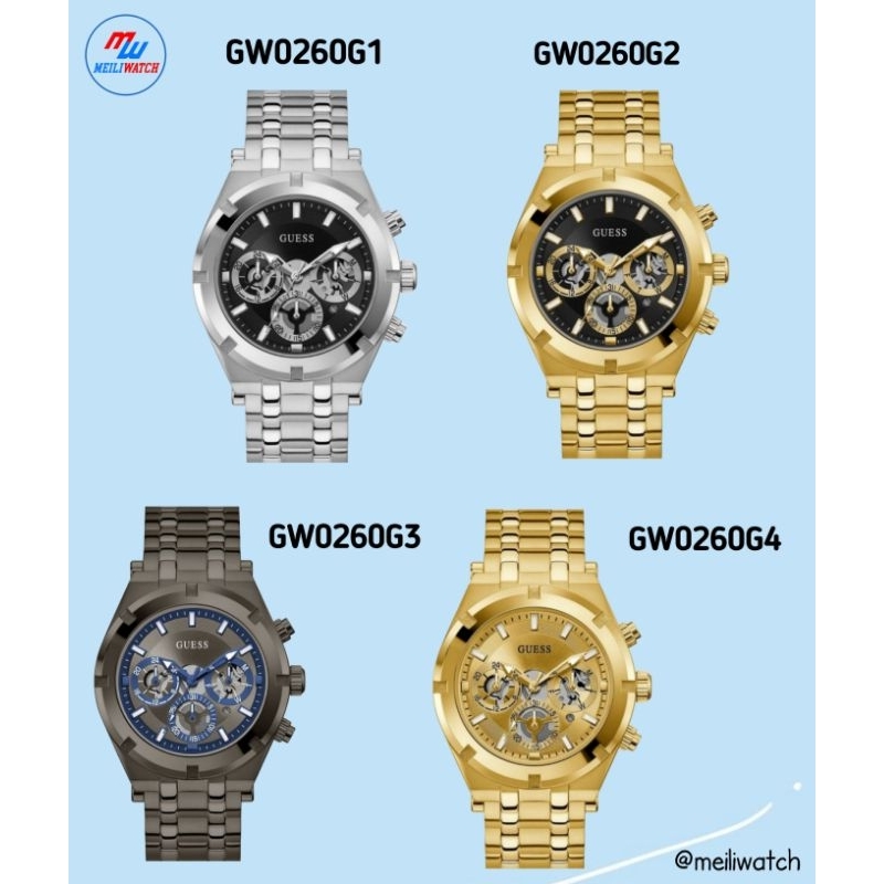 JAM TANGAN GUESS PRIA Type GW0260G1, GW0260G2, GW0260G3, GW0260G4