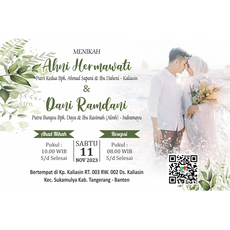 Undangan Mini / Undangan Kopi / undangan besek/undangan sabun Desain Suka-suka