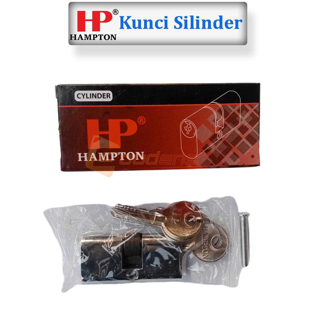 Kunci Silinder Oval kunci pintu Aluminium