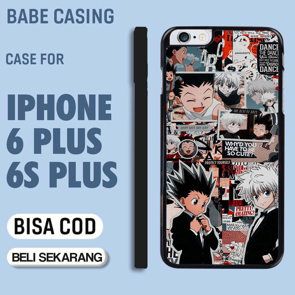 case hp iphone 6 plus 6s plus terbaru aesthetic anime killua art cute keren cowok lucu casing hp cew