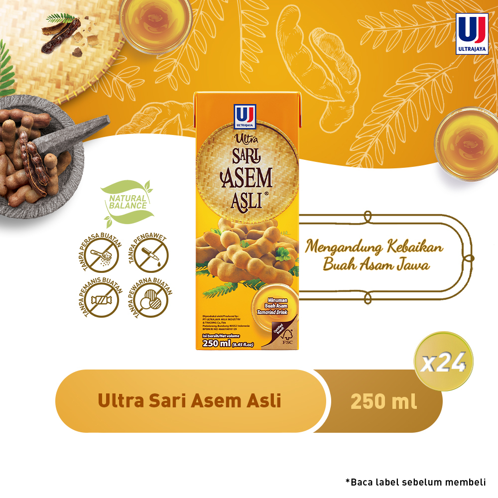 

Ultra Sari Asem Asli 250ml 1 Dus Isi 24 Pcs