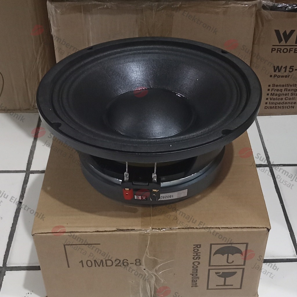 Speaker Komponen Mid 10 Inci B&C 10MD26 / 10 MD 26 8 / 10 MD26-8
