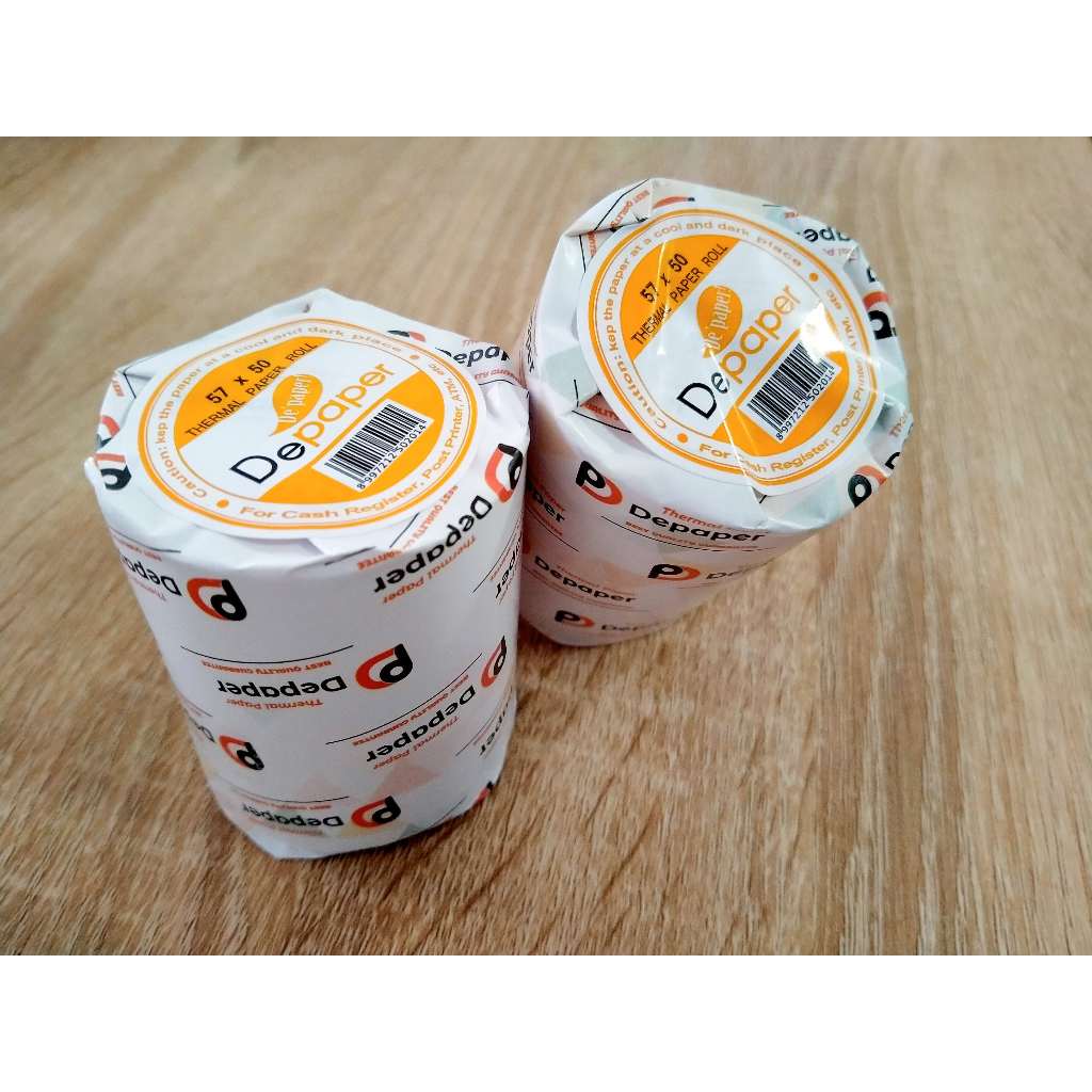 

Depaper Thermal 57x50/Kertas Termal tanpa core