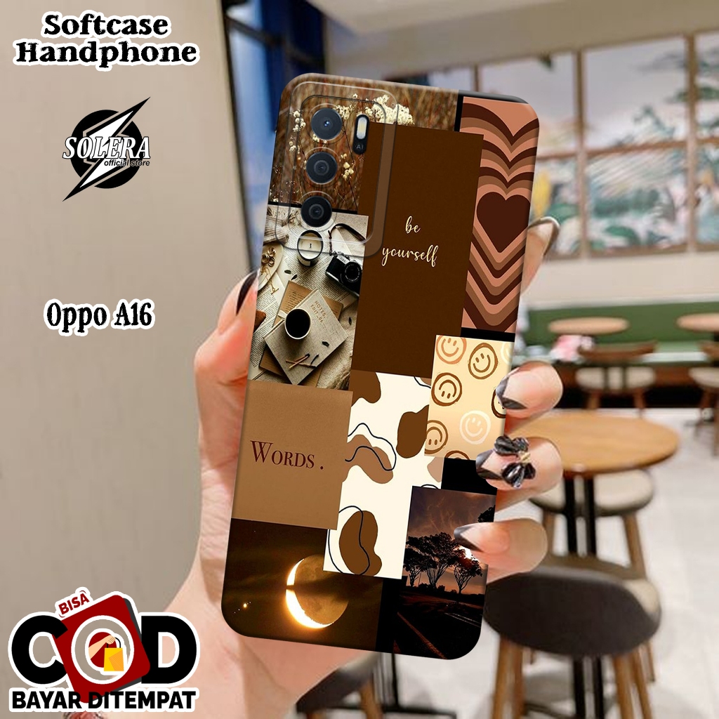 Case Oppo A16 Softcase Oppo A16 Terbaru Silikon Pro Camera Fashion Case Aesthetic Cover Hp Kesing Op