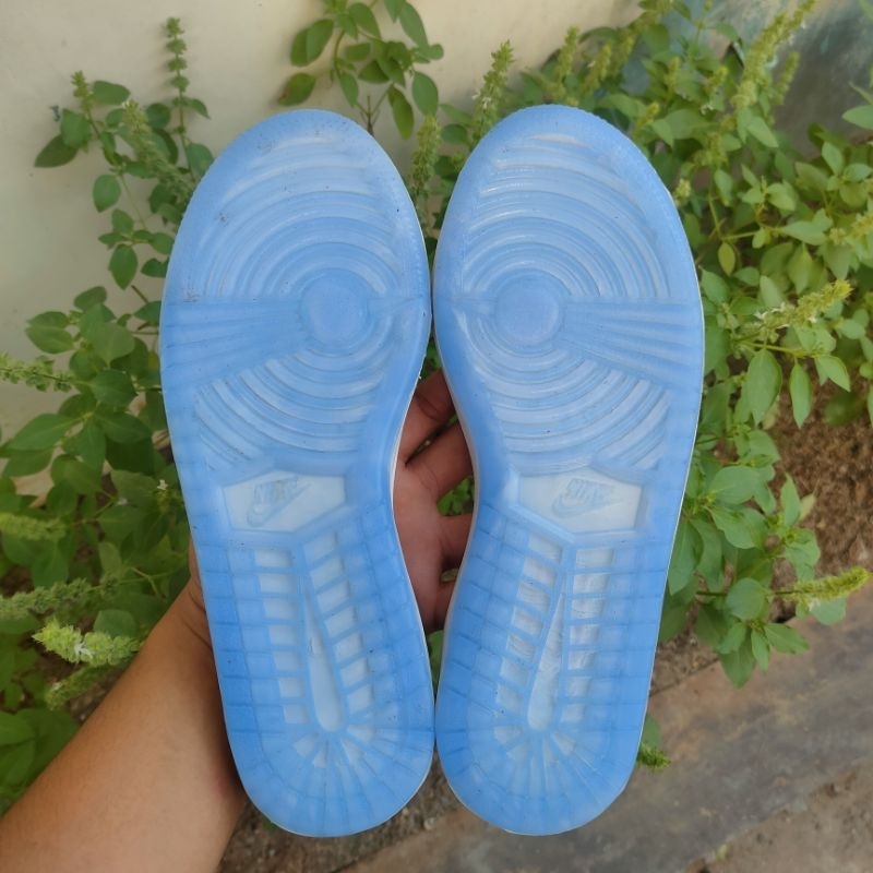 outsole Jordan/sb warna putih clear transparan