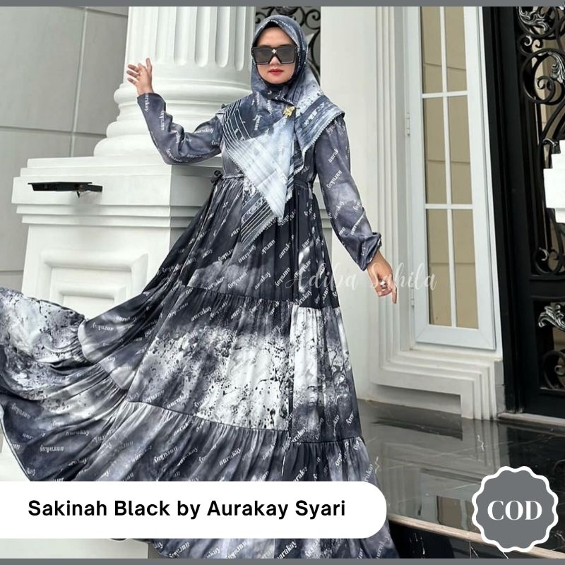 SAKINAH BLACK - AURAKAY SYARI Hitam M