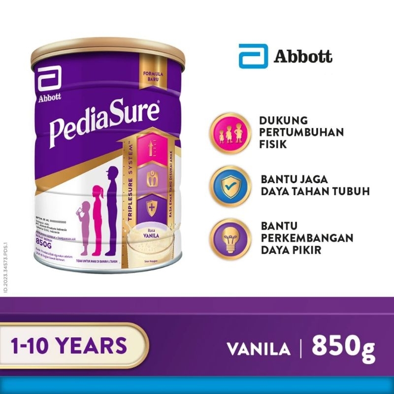 Pediasure Madu 800gram/Pediasure Vanila 800gr/coklat Triplesure  850gr
