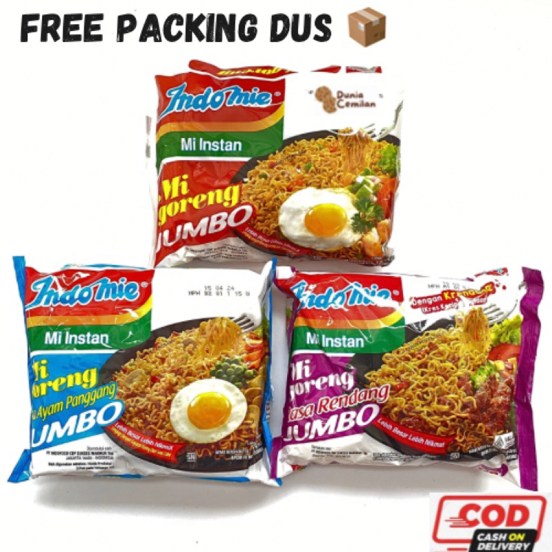 

[TERMURAH!!] Indomie Goreng JUMBO - Mie Instant Enak Murah Ori