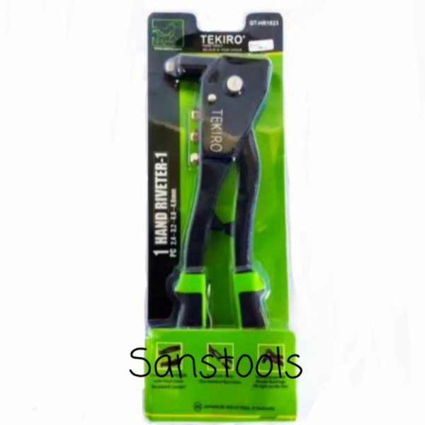 Tang rivet tekiro hitam hand riveter gun 2.4mm 3.2mm 4.0mm 4.8mm Ori Diskon