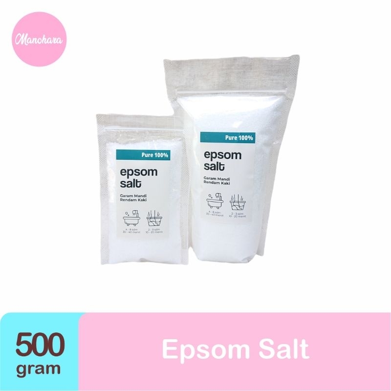 Epsom Salt - Bath Salt - Garam Epsom Rendam kaki 500 gram