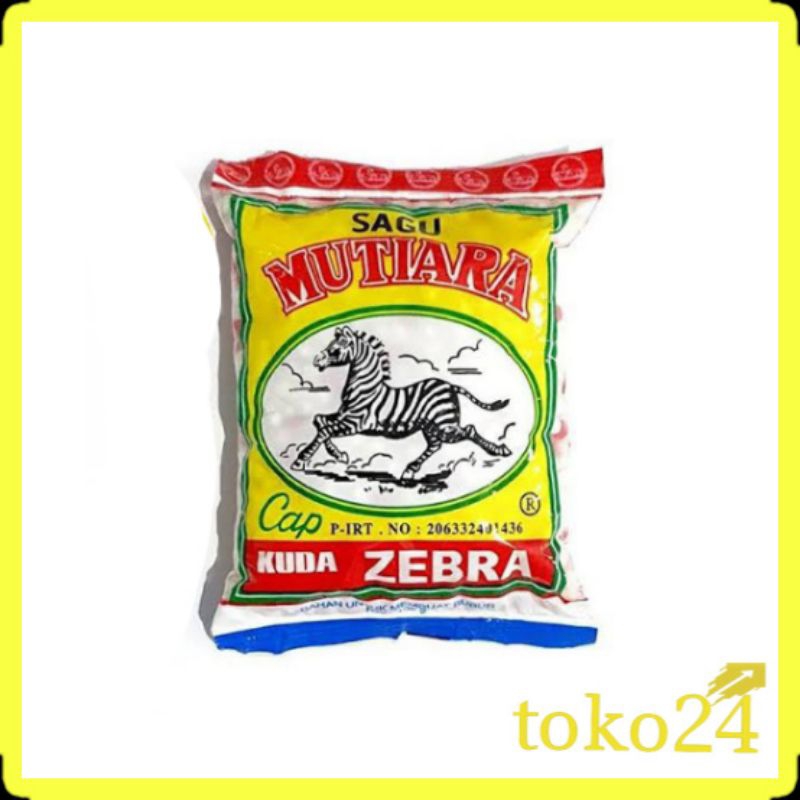 

Sagu Mutiara Cap Kuda Zebra 100 gr