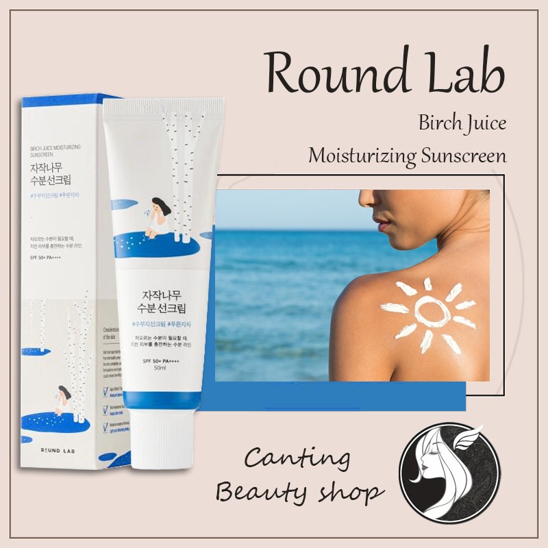 Round Lab Birch Juice Moisturizing Sunscreen SPF 50+, PA++++ 50ml Sun Cream