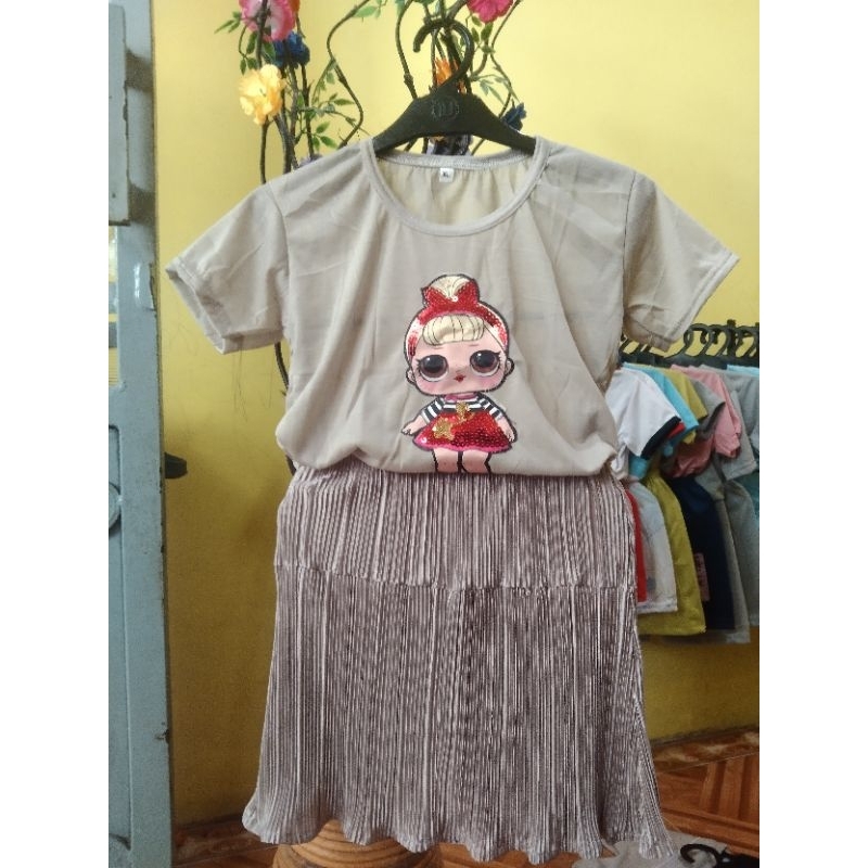 BAJU SETELAN LOL ROK ANAK USIA 4-5 TAHUN