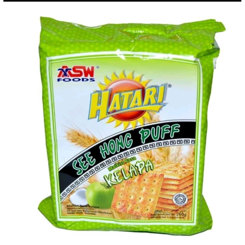 

BISKUIT HATARI SEE HONG PUFF RASA KELAPA 260 G