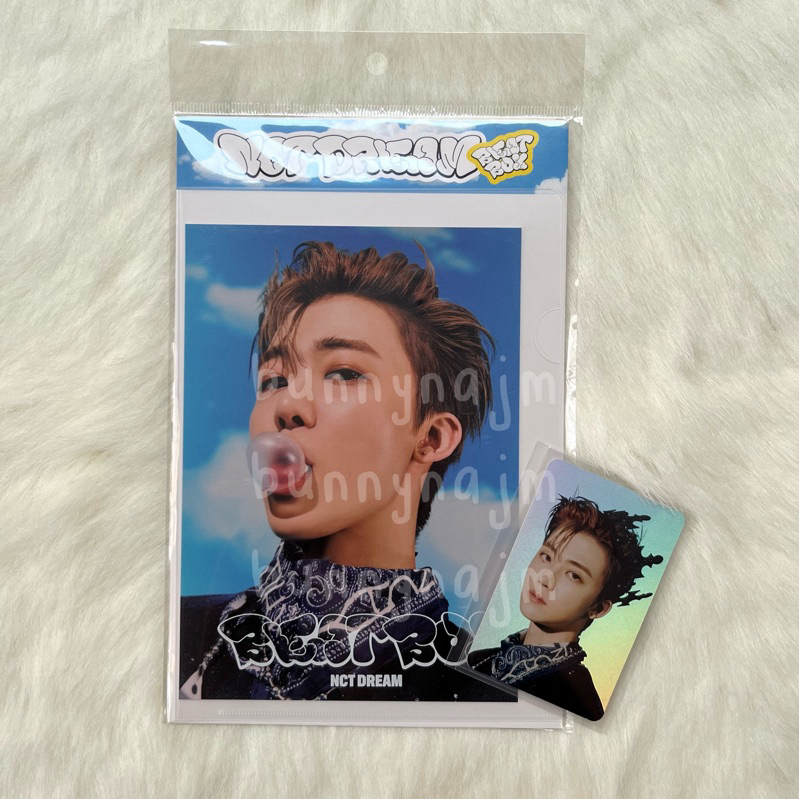 [READY] NCT DREAM JAEMIN POSTCARD HOLOGRAM PHOTOCARD SET MD BEATBOX FULLSET UNSEALED