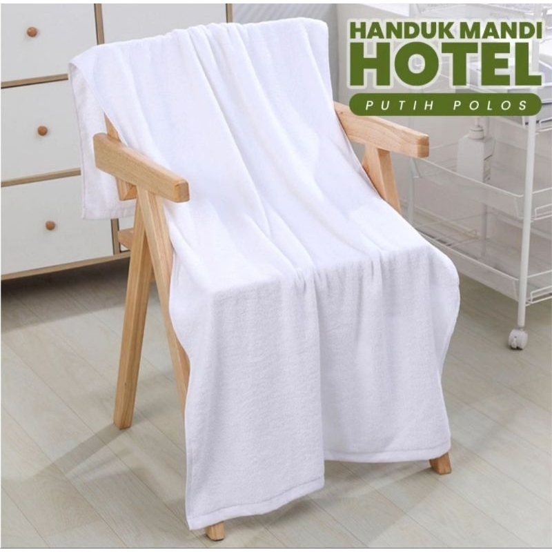 Handuk mandi Hotel/handuk full katun real/handuk hotel polos
