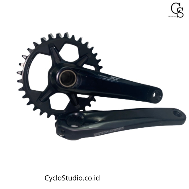 Crankset Shimano Deore XT M8100 Crank Single 34T Arm 170mm
