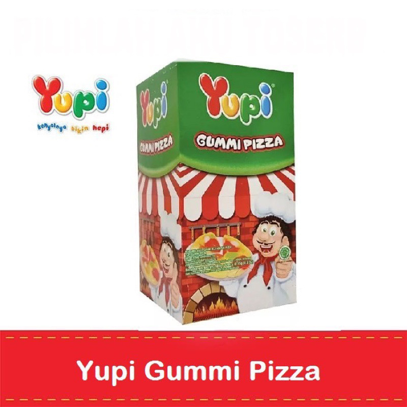 

YUPI GUMMI PIZZA BOX isi 12 PCS