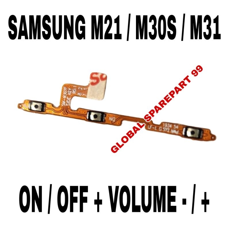 FLEXIBEL ON / OFF + VOLUME - / + SAMSUNG M21 / M30S / M31