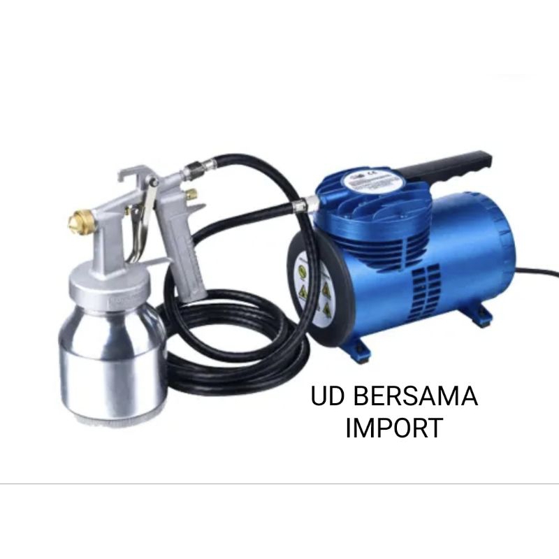 KRISBOW Kompressor Airbrush Portable Dengan Spray Kit 1/4hp/Portable