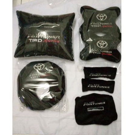all new Fortuner trd Sportivo bantal sandaran kepala punggung jok mobil
