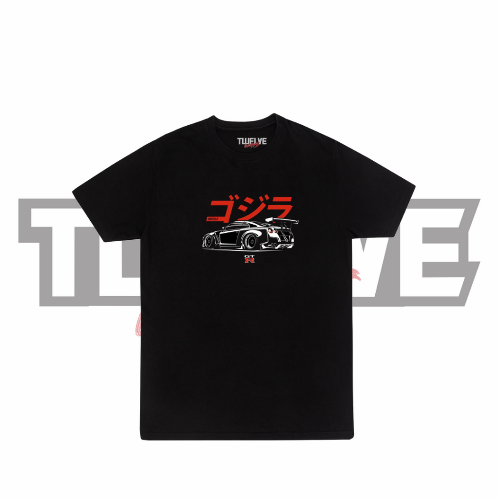 TOKYO DRIFT NISSAN SKYLINE GTR R34 Black Reguler T-Shirt | Kaos Aesthetic | Atasan Pria Wanita | Baj