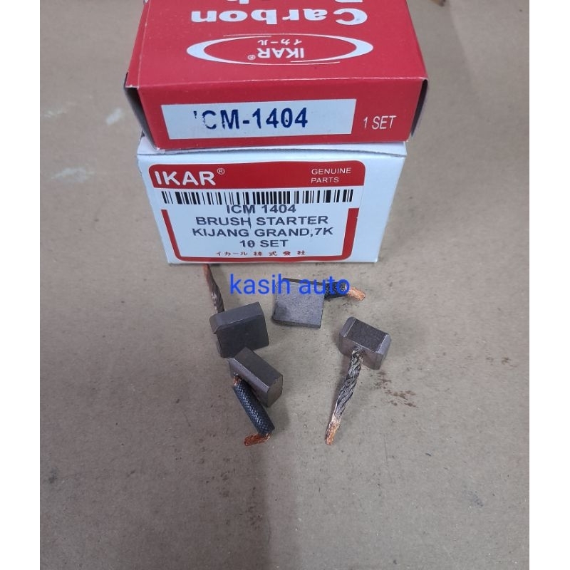 10 set carbon brush starter kul cool arang dinamo stater kijang grand 7k