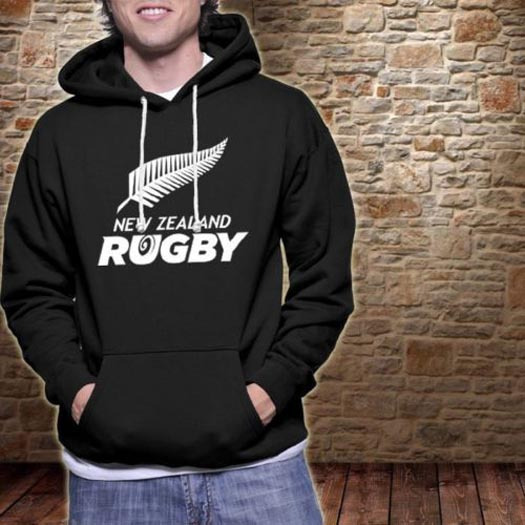 New Zealand All Blacks Rugby Hoodie Jumper Bahan Cotton Fleece | New Pullover Hoodie